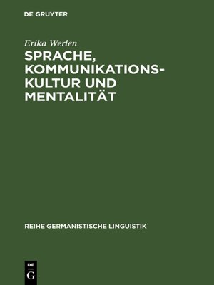 cover image of Sprache, Kommunikationskultur und Mentalität
